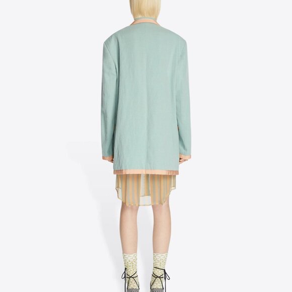 Dries Van Noten Oversized Single Breasted Blazer Jacket - Picture 5 of 11